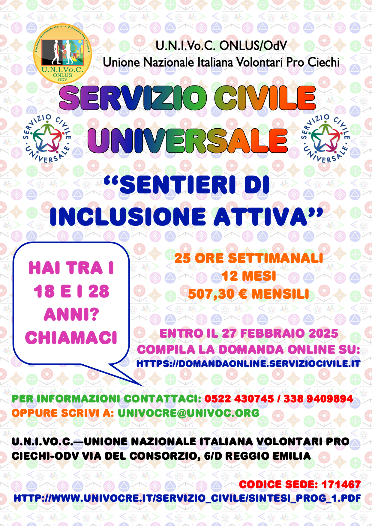 diventa anche tu volontario U.N.I.Vo.C.